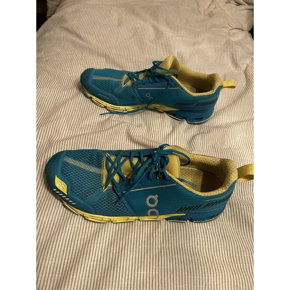 On Cloud Shoes Women 10.5 On Running Cloudtec Swiss Engineering Blue‎ Sneaker